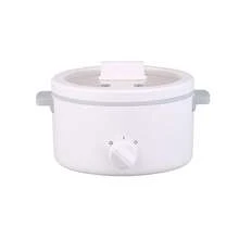 1.6L Mini Electric Hot Pot With Steamer, 600W Portable Electric Cooker, 2 Heat Settings, Nonstick Ceramic Cooking Pot For Dorm, Rental Apartment, Ramen, Soup & Back-To-School Cooking - White - View 7
