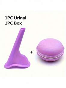 2pcs Portable Silicone Female Urination Device, Foldable Reusable Female Standing Urinal Funnel With Storage Box, Compact Travel Urinal, Suitable For Camping, Hiking, Outdoor Personal Hygiene Accessory - Multicolor - View 7