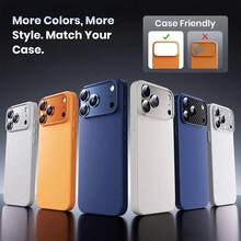 ZYSHI 2pcs 17 Pro Max Camera Lens Protector - 9H Metal Alloy Lens Protection, Strong Adhesion | Compatible With Phone Cases, Perfect Fit | Anti-Scratch, Anti-Fingerprint, Anti-Dust | Full Protection, Prevents Scratches And Impacts | High Definition Protector, Preserves Original Camera Quality | Perfect Halloween Gift For Family, Friends And Photography Enthusiasts - Multicolor - View 8