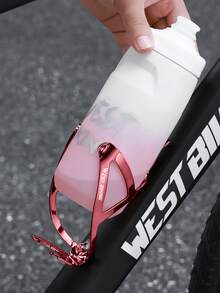 WEST BIKING Aluminum Alloy Bicycle Water Bottle Cage, Durable Lightweight Colorful Personalized Bicycle Water Bottle Holder, Unisex Cycling Gear - Multicolor - View 12