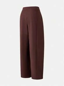 Puma Women's PRIME ESS Woven Pants Chocolate Brown Long Pants 63972313 - Brown - View 2