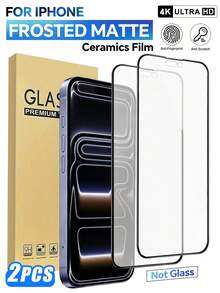 2pcs 18 Pro/18 Pro Max/17 Pro Max 6.9 Inch Matte Screen Protector, High Definition TPU Material, Non-Tempered Glass, Full Coverage, Anti-Fingerprint, Bubble-Free, Easy Installation - Clear - View 25