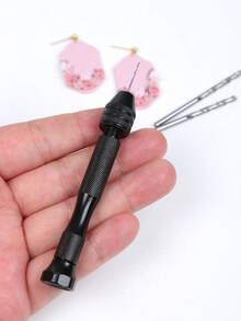 Set Bor Putar Tangan, Model Wenwan DIY Set Alat Pelubang Manual Mata Bor Kecil Putar Mikro, Cepat dan Praktis, Bahan Tahan Aus - Pelubang kertas - View 3