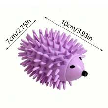 2pcs Reusable Hedgehog Laundry Balls, Cute Anti-Tangle Anti-Wrinkle Washing Machine Dryer Plastic Auxiliary Balls, Soft Fabric Care, Laundry Accessories, Fun Design, Durable Plastic, Textured Surface - Multicolor - View 3