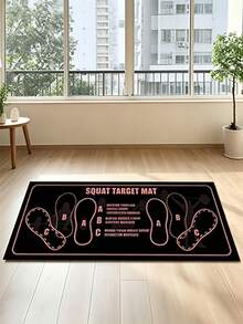 Multifunctional Squat Mat With Foot Position To Prevent Knee Injuries Thickened Base Anti Slip Squat Mat For Pilates Lovers Aesthetic Workout Squat Pad Suitable For Apartment Floor Exercises Home Exercise Pilates Gym Workout Equipment Work Out - Step Pad - View 14