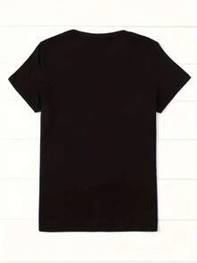 Women T-Shirts - Black - View 2
