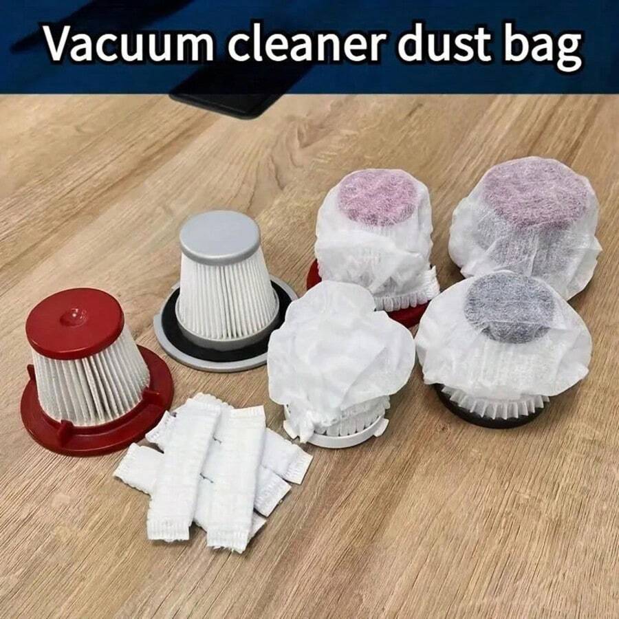 Disposable Non-Woven Elastic Vacuum Filter Cover Dust Replacement Filter Net Sleeve 100Pcs