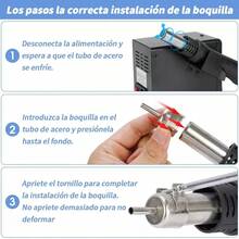 Estación De Pistola De Calor Y Cautín Tipo Lápiz 2 En 1 - Tipo de Enchufe A USA (110-127V) - Ver 5