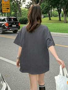 Women T-Shirts - Dark Grey - View 3