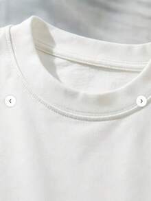 Plus Size T-Shirts - White - View 4