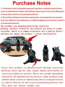 3pcs Hippopotamus Figurines - Durable Plastic Hippo Sculptures, Suitable For Indoor/Outdoor, Peaceful Animal Desktop Decor, Cute Cartoon Hippo Design - Perfect For Yoga Studio Decoration, Ideal Gift For Yoga Enthusiasts (Hippo Statues) - A - View 10