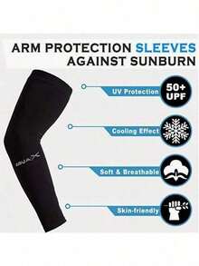 1/5 Pairs Breathable, Finger-Exposed And Sun-Protective Sleeves, Suitable For Cycling, Golf, Running And Driving - Ideal For Outdoor Activities - Multicolor - View 5