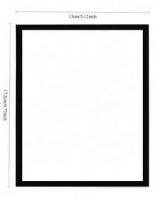 1pc Minimalist Magnetic Self-Adhesive Photo Frame, No Screws Needed, Cute House Design, Creative Children's Bedroom Decor, Father's Day Gift, Baby Gift - Multicolor - View 9