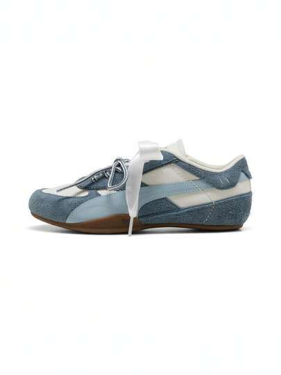 Puma 女款 Bella Mina Wns 低筒運動休閒鞋，海洋藍/膠底，40766701