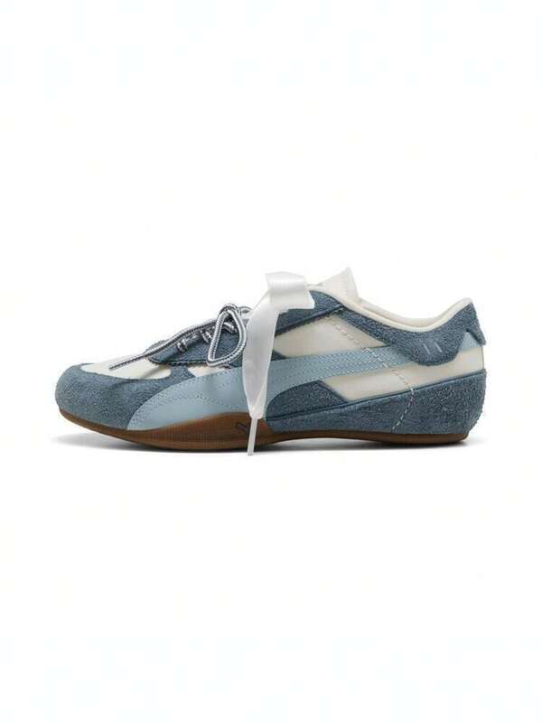 Puma 女款 Bella Mina Wns 低筒運動休閒鞋，海洋藍/膠底，40766701