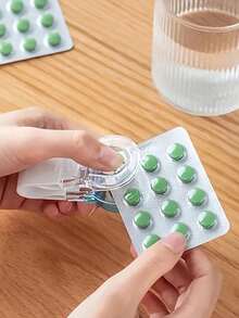 5pcs Separator, Suitable For Multi-Function Portable Pill Dispenser, Medication Contamination Prevention, Pill Dispenser, Medication Separation, Storage, Non-Contact Medication Intake, Most Suitable For Travel, Vacation, Cruise - Conventional - View 6