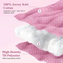 Pregnancy Pillows For Sleeping,E Shaped Full Body Maternity Pillow For Adults, 2 In 1 Maternity Pillow With Removable Cover, Large Size 150*78cm Bean Fluff Pregnancy Pillow Support For Belly Sleeping - Pink - View 7