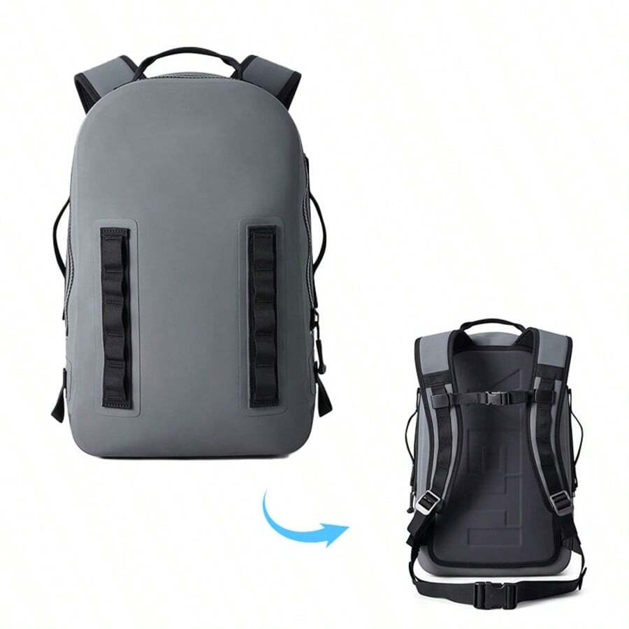 Outdoor Backpack Waterproof Bag, Compression Bag - Grey - View 1