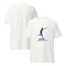 Diseño de camiseta de fútbol con la silueta de Kylian Mbappé - Blanco - Ver 6