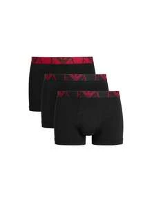 [Bundle] Emporio Armani 3 Packs Men's Boxers + 3 Packs Men's Boxer Briefs - Purple and Mint Green and Black+Blue/Red - View 3