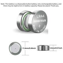 10-100节 AG13 LR44 A76 357 357A LR1154 SR1154 SR44 1.5V 碱性电池，适用于手表、计算器、汽车钥匙、遥控器、时钟按钮、纽扣电池 - LR44 (KN) - 查看 3