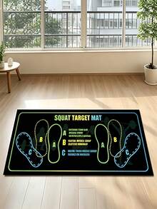 Multifunctional Squat Mat With Foot Position To Prevent Knee Injuries Thickened Base Anti Slip Squat Mat For Pilates Lovers Aesthetic Workout Squat Pad Suitable For Apartment Floor Exercises Home Exercise Pilates Gym Workout Equipment Work Out - Step Pad - View 16