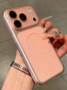 基礎款透明磨砂相機保護手機殼，適用於 iPhone 17 Pro Max 17 Pro 17 16 Pro Max 16 Pro 16 15 Pro Max 15 Pro 15 14 Pro Max 14 Pro 14 13 Pro Max 13 Pro 13 12 Pro Max 12 Pro 12 11，修身軟背蓋 - 磨砂粉 - 查看 1