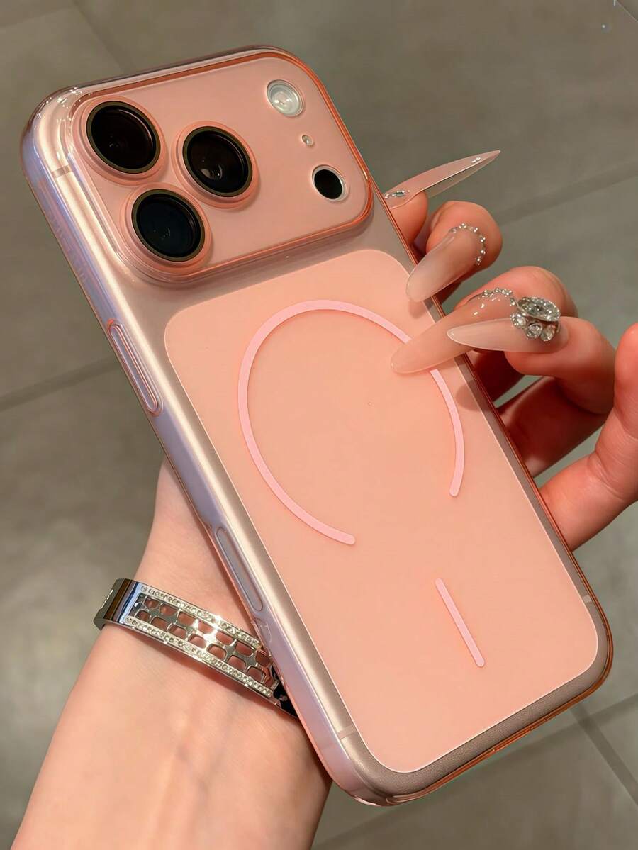 基礎款透明磨砂相機保護手機殼,適用於 iPhone 17 Pro Max 17 Pro 17 16 Pro Max 16 Pro 16 15 Pro Max 15 Pro 15 14 Pro Max 14 Pro 14 13 Pro Max 13 Pro 13 12 Pro Max 12 Pro 12 11,修身軟背蓋 - 磨砂粉 - 查看 1