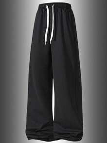 2pcs Women's Soft Comfortable Breathable Running Fitness Sports Casual Sweatpants, Spring/Summer Fall - Multicolor - View 4