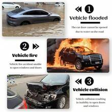 車窗破窗器 緊急逃生工具 2合1汽車安全錘 安全帶切割器 玻璃破窗器 汽車事故救援工具 車用安全錘 緊急逃生工具 車輛安全設備 路邊救援 便攜式救援工具 - A - 查看 7
