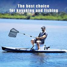 1pc Aluminum Alloy Telescopic Fishing Net, Triangular Mesh Design, Essential Tool For Freshwater/Saltwater Fishing, Suitable For Catching Shrimp, Crab, Fish, Fishing Accessory, Ideal Choice For Outdoor Fishing - Multicolor - View 6