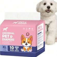 Universal Pet Diapers, Suitable For Dogs And Cats, Super Absorbent Disposable Puppy Diapers, Leak-Proof And Breathable, Suitable For Female Dogs In Heat, Male Dogs With Marking Behavior And Senior Pets - Multicolor - View 3