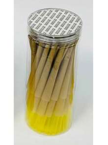 MINAMIZU 200/100/50/30 Stück natürliche vorgedrehte Cones 1-1/4 Zoll ultradünne langsam brennende Cones mit Filtertips/Crutches hornförmige Cone-Rauchpapier, geeignet als Feiertags-/Valentinstag-Geschenke und Rauchzubehör, Vatertagsgeschenk - Verschiedenfarbig - Übersicht 18
