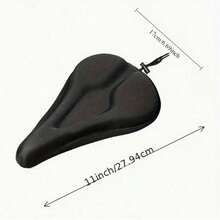1pc Non-Slip Bicycle Seat Cover, Thick Shock-Absorbing Cycling Seat Cover, Suitable For Mountain Bikes, Commuter Bikes And General Use - Multicolor - View 6