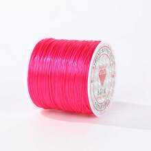 Elastic Mixed Color Flat Stretch Beaded Cord, Nylon Material Handmade Rat Tail Rope, Suitable For Chinese Knot, Trim, Jewelry Bracelet And Necklace Making - Multicolor - View 19