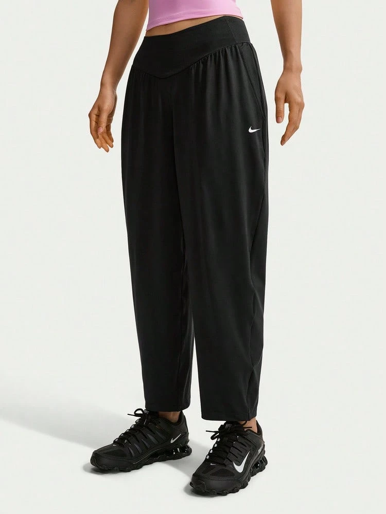 Nike Women's AS W NK ONE Relaxed DF Knit Pants IU1416-010 - Black - View 1
