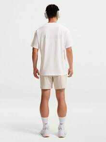 Nike Men's AS M NK TEE LSE NAC Short Sleeve Knit Collarless T-Shirt TIM6143-100 - White - View 5
