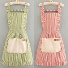 Fashionable Cotton Apron, Kitchen Cooking For Women, Home Use, Oil-Proof, Breathable Lace Princess Waist Apron, Adult Maid Uniform - Multicolor - View 11