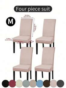 1pc/4pcs/6pcs/10pcs Elastic Soft Parsons Dining Chair Covers, Removable And Washable Universal Fit For Kitchen And Dining Room Chairs, Spring/Summer Green Leaf Print, Furniture Protection And Home Decor, Create Festive Atmosphere For Dining Room, Living Room And Kitchen Chairs - Multicolor - View 12