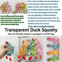 1pc Soft & Squishy Slow Rebound Cute Duck Shaped Stress Relief Toy, Freely Squeezable And Stretchable, Suitable For Adults And Students To Relieve Stress And Anxiety - Squishy Toy - Soft Squishy - Squishy Toy - Crispy Squishy - Multicolor - View 10