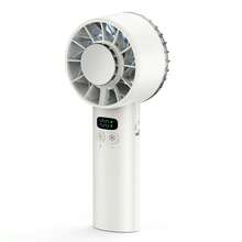 Ventilador de mano de alta velocidad con 100 ajustes de velocidad, mini ventilador portátil recargable USB de 5200mAh para exteriores, adecuado para uso en interiores y exteriores, regalo perfecto de verano - Multicolor - Ver 9