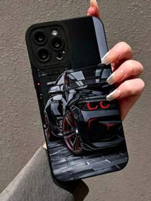 Precision Hole Straight Edge Painted Anti-Drop Phone Case P14 Pro Max 3D P13 Cartoon P11 Painted P12 Anti-Drop XR Cartoon 78GES2 Phone Case XS Compatible With IPhone P15, P16, P16 Pro Max, Series - Multicolor - View 3