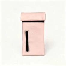 Minimalist Adhesive Style Discount Smoking Accessories Storage Bag, Portable ID Card & Lipstick Organizer, Sealed Travel Storage Pouch, Grey/Pink 2 Colors Available! Essential For Smokers! Holiday Gift! Valentine's Day Gift! - 1 - View 9