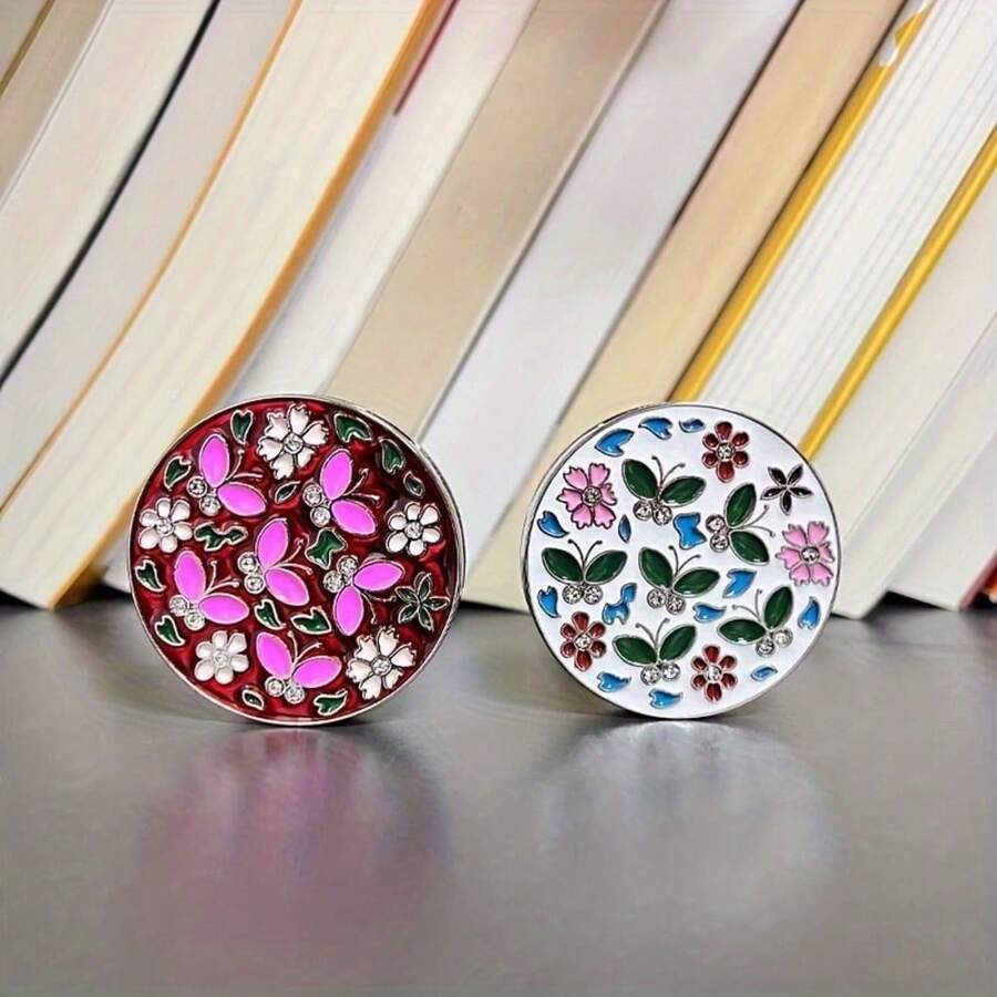 1pc Folding Bag Hook, Table Hook, Folding Round Bag Hook
