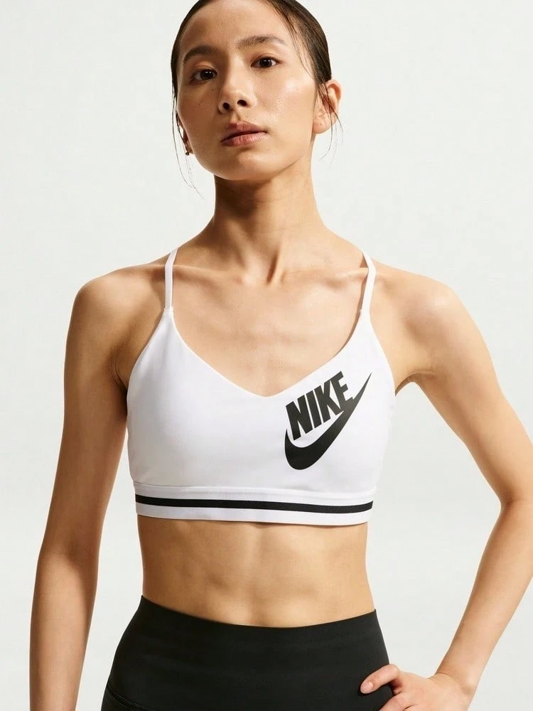 Nike Women's AS W NK INDY LS LOGO Sports Bra BRA-LIM9923-100 - Multicolor - View 1