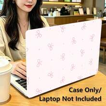 1pc Protective Case Compatible With Macbook, Pink Bow And Polka Dot UV Printed Pattern, Laptop Protective Cover, Simple Lightweight Durable Protective Case Suitable For MacBook Air Pro 13.3 13.6 14.2 15.3 16.2 Inch, Suitable For 13 Inch Neo Laptop Protective Case A3404 Model/ D14, D16 - View 4