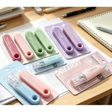 Rotatable Push-Button Correction Tape With Replaceable Refill, Press-Type Portable Correction Tape, Design - Sets - View 8