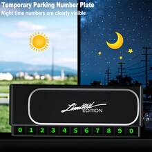 ABS Car Temporary Parking Phone Number Card Number Plate Holder - TGNCK - View 6