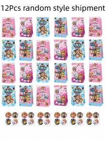 Paw Patrol 6/12/24入 汪汪隊立大功 粉色 Skye 主題糖果紙袋 生日派對裝飾禮品袋 包裝紙袋 - 卡通 - 查看 18