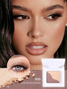 Romantic Beauty RMT Solid Color Shimmer Eyeshadow, Baked Powder, High Gloss & Sparkle, Easy To Apply & Long-Lasting. Y2K Party Essential, Holiday Limited Edition. Ideal Gift For Mom, Sister & Girlfriend - A16 - View 1